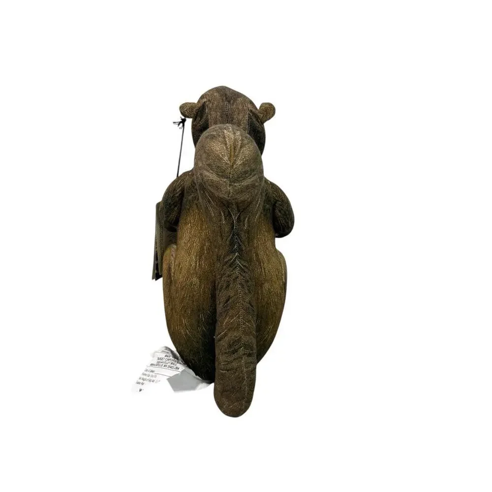 John Derian - Target 2025 Plush Woodland Squirrel holding Radish Pillow 8x12in